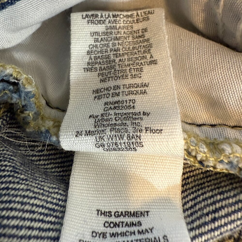 Free People We the Free Maggie Mid-Rise Straight Leg Jeans Women's 25 Blue NWT - Picture 13 of 13